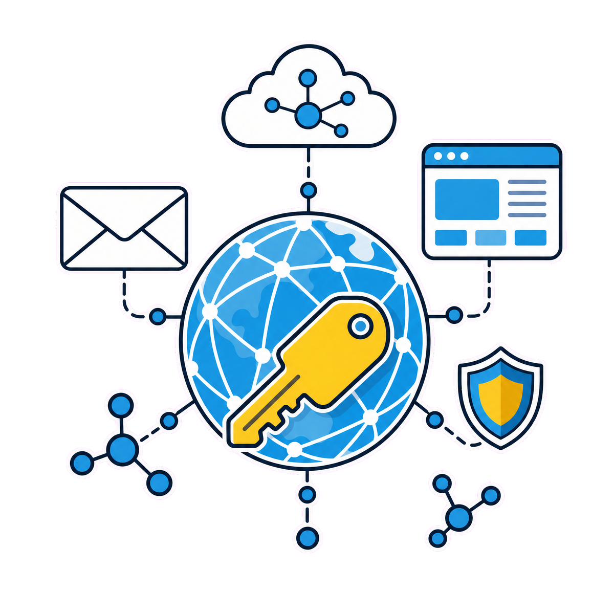 EsoftBD domain and business email illustration