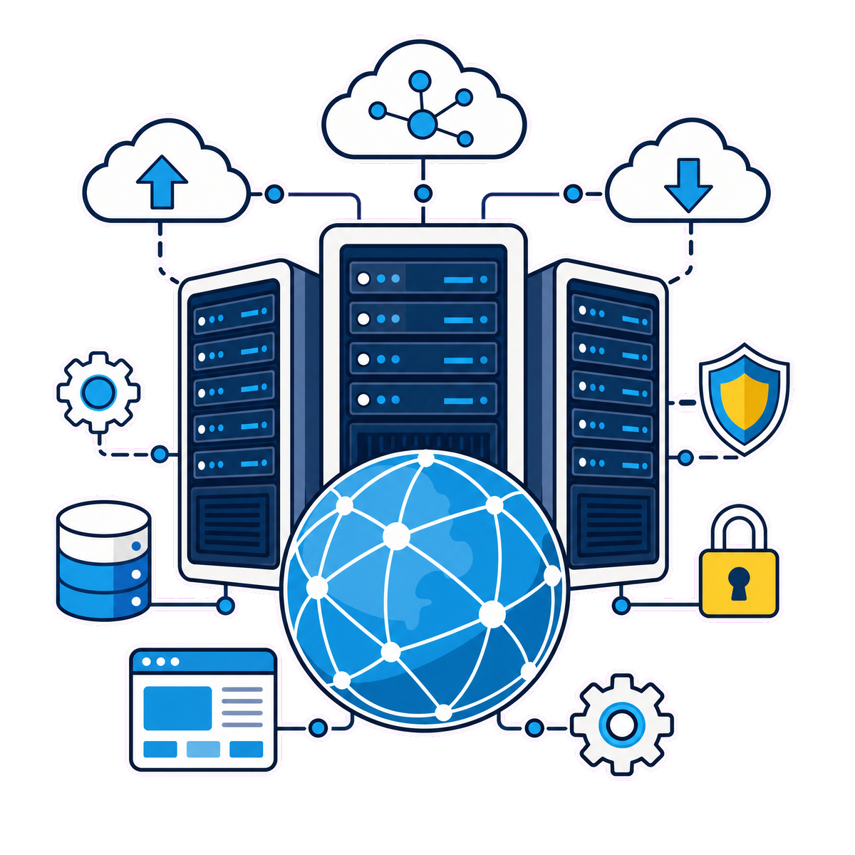 EsoftBD digital infrastructure illustration
